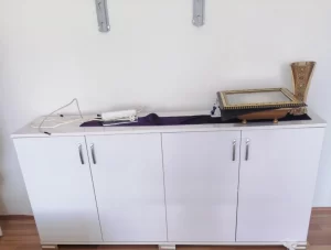Bir pazarı ikinci el eşya alım satım 15 Çok amaçlı yatak kapaklı ahşap dolap FİYATI: 300 TL