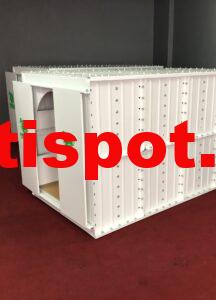 Defolu teşhir elbise dolabı toptan outlet 2 Kapaklı gardırop elbise dolabı 15 Deprem odası fiyatı nedir (deprem kafesi deprem kabini)