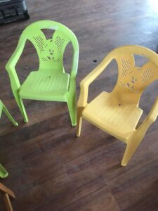 ikinci el trafo gerilimin yerel şebekeden veya kullanılan 14 Spot plastik sandalye (5 adette çıkma döner sandalye)