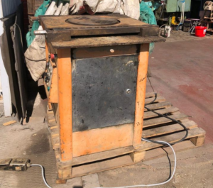 İKİNCİ EL KALIP BUZ KIRMA MAKİNESİ (Endüstriyel sanayi tipi) 10 İKİNCİ EL ELEKTRİKLİ DEMİR BÜKME MAKİNESİ