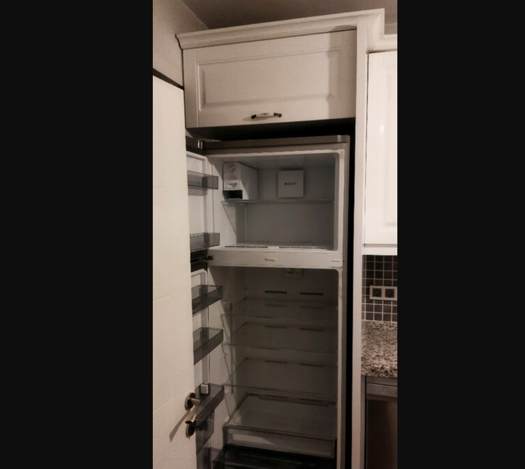 arcelik siyah cam inox buzdolabi 2
